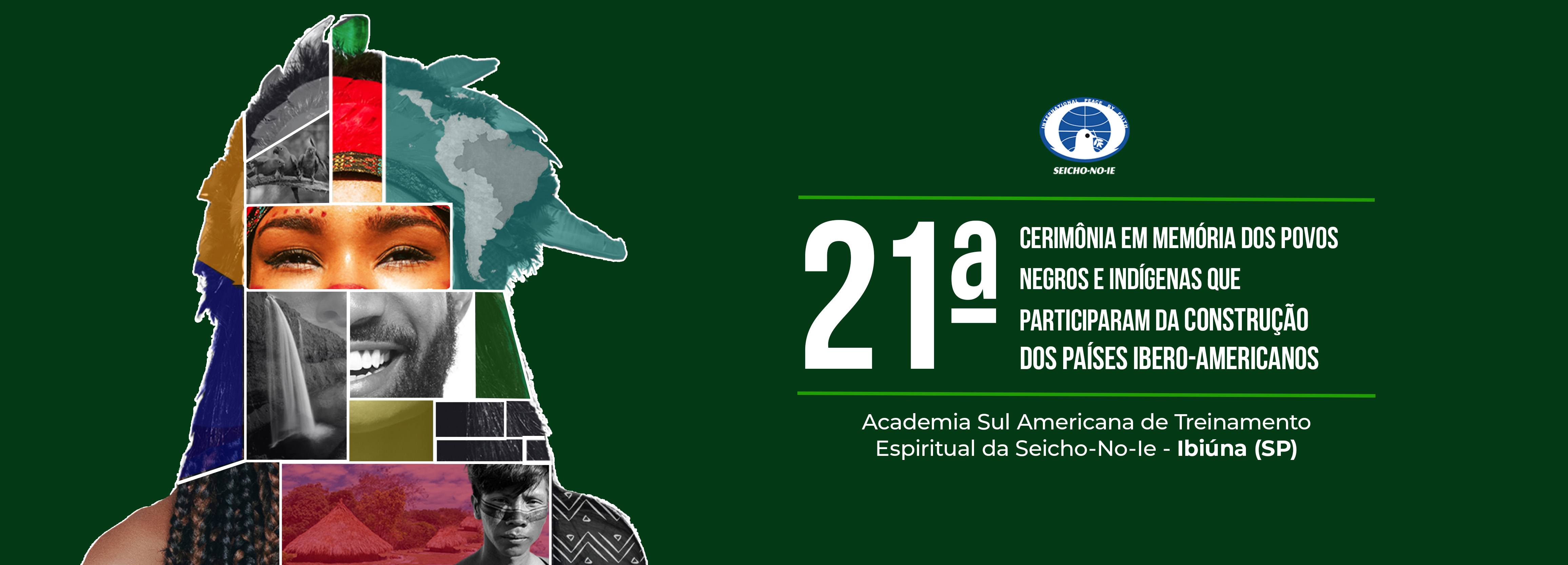 1110x400 banner portal desktop Cerimônia em Memória dos Povos Negros e Indígenas - 7/9/2025 Anualmente, no dia 7 de setembro, a SEICHO-NO-IE DO BRASIL realiza a Cerimônia em Memória dos Povos Negros e Indígenas que contribuíram para a construção dos países Ibero-Americanos, reconhecendo assim a relevante contribuição desses povos na formação do Brasil e demais países Ibero Americanos.