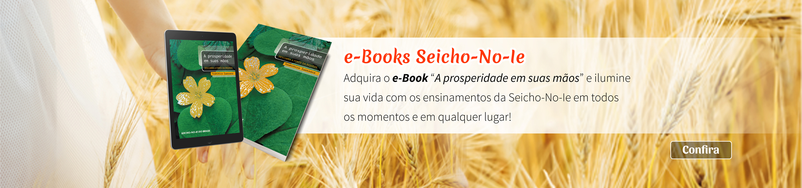 Banner e-books da Seicho-no-Ie