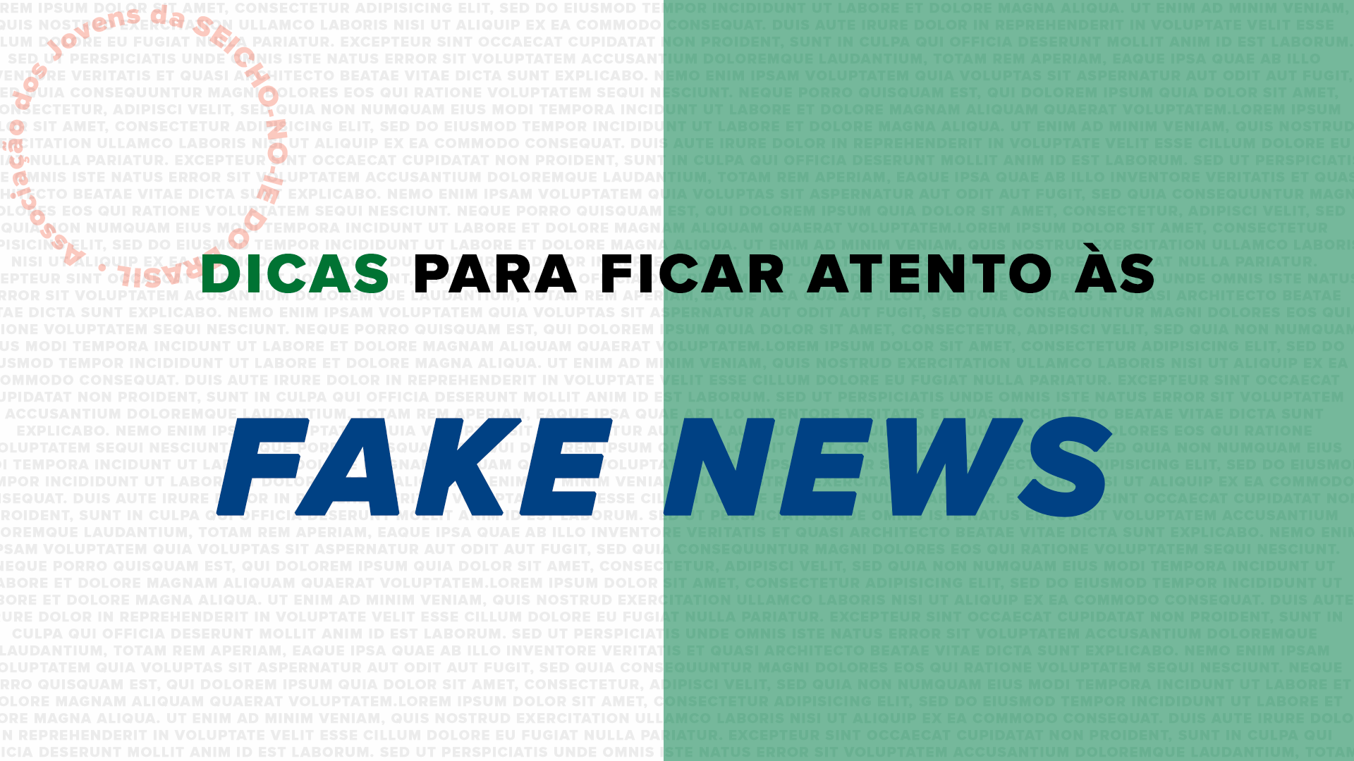 09 FakeNews Dicas para ficar atento às fake news Texto por Isabela Silveira da Silva, Regional SP-LAPA.