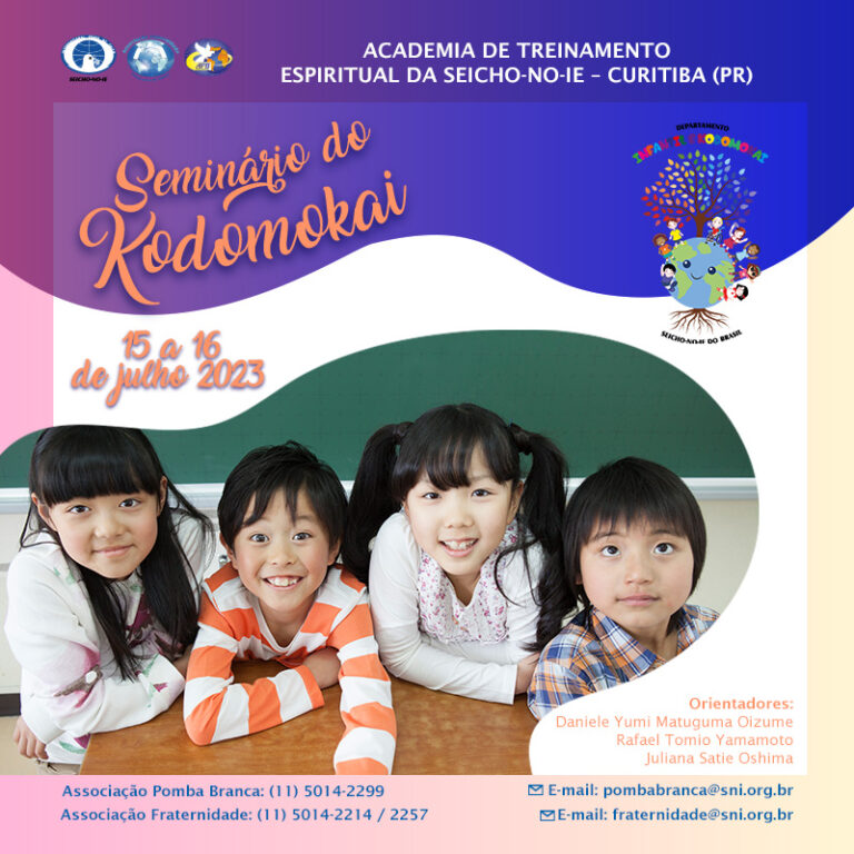seminario do kodomokai2023 banner redes sociais curitiba Crianças