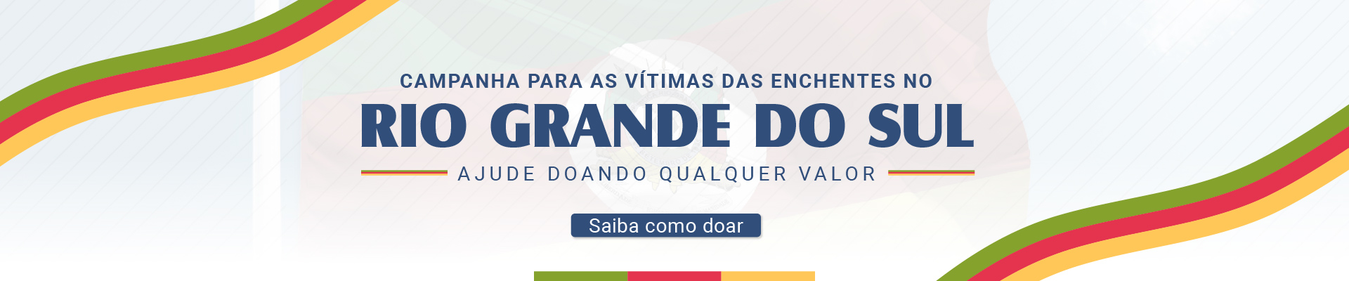 Banner Doações para o Rio Grande do Sul