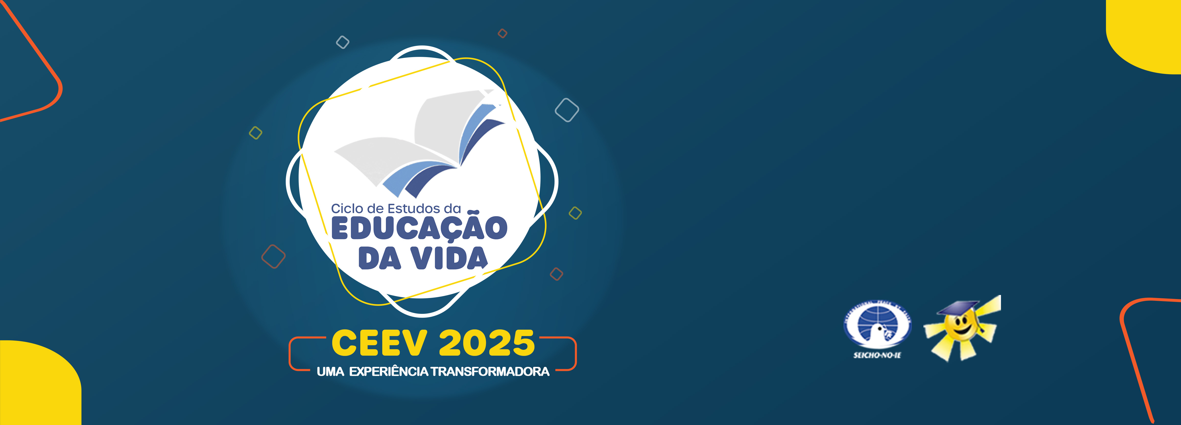 1110x400 banner portal desktop Ciclo de Estudos da Educação da Vida O Ciclo de Estudos da Educação da Vida - CEEV é um movimento educacional alicerçado que tem como um dos seus propósitos reeducar o adulto por meio da "transformação vivencial", percebendo-se Filho de Deus e conduzindo sua prática educacional de maneira que crianças e jovens manifestem também sua Natureza Divina.