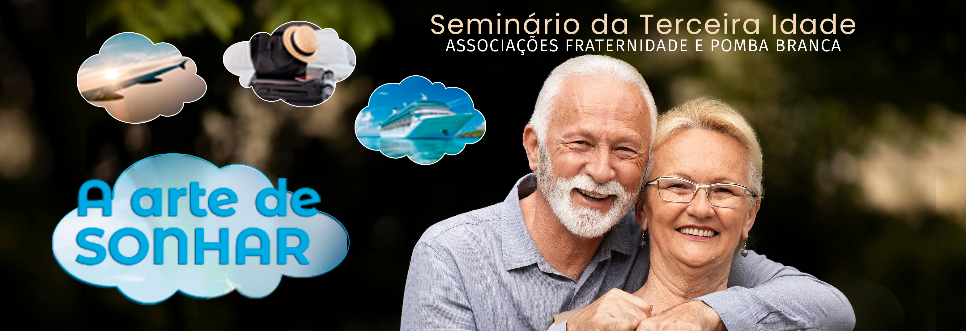 Topo site terceira idade 1 Seminário da Terceira Idade  "Irmão, não importa a tua idade, idealize um grande sonho." - O Livro dos Jovens - Prof. Masaharu Taniguchi.