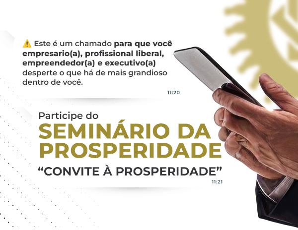 Thum2024site Empresários A Associação da Prosperidade da Seicho-No-Ie, realiza um grandioso trabalho destinado a você empresário, empreendedor, profissional liberal e autônomo, divulgando os ensinamentos da SEICHO-NO-IE nas suas atividades e despertando os participantes a manifestarem a Prosperidade Infinita através do conhecimento, convicção e prática da Verdade “Homem Filho de Deus”, despertando assim uma nova visão empresarial, profissional e pessoal.