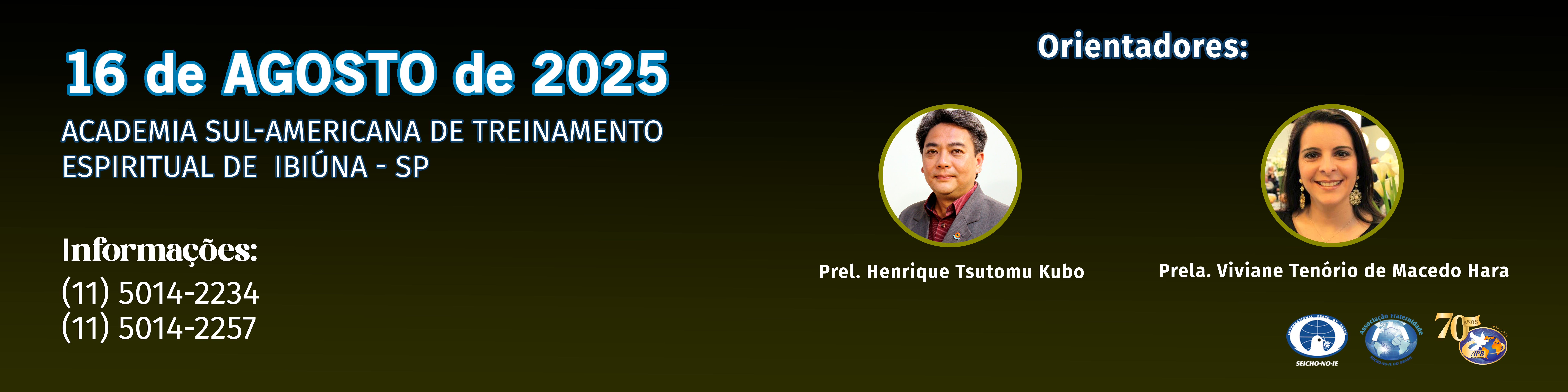 Topo baixo site terceira idade a 1 Seminário da Terceira Idade  "Irmão, não importa a tua idade, idealize um grande sonho." - O Livro dos Jovens - Prof. Masaharu Taniguchi.