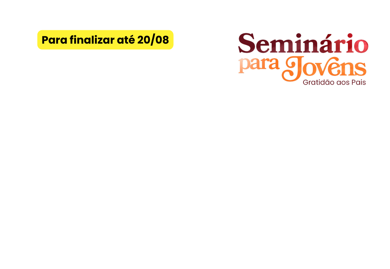 DJC 3 1 Seminário para Jovens - Gratidão aos Pais Clique aquiACADEMIA DE IBIÚNA